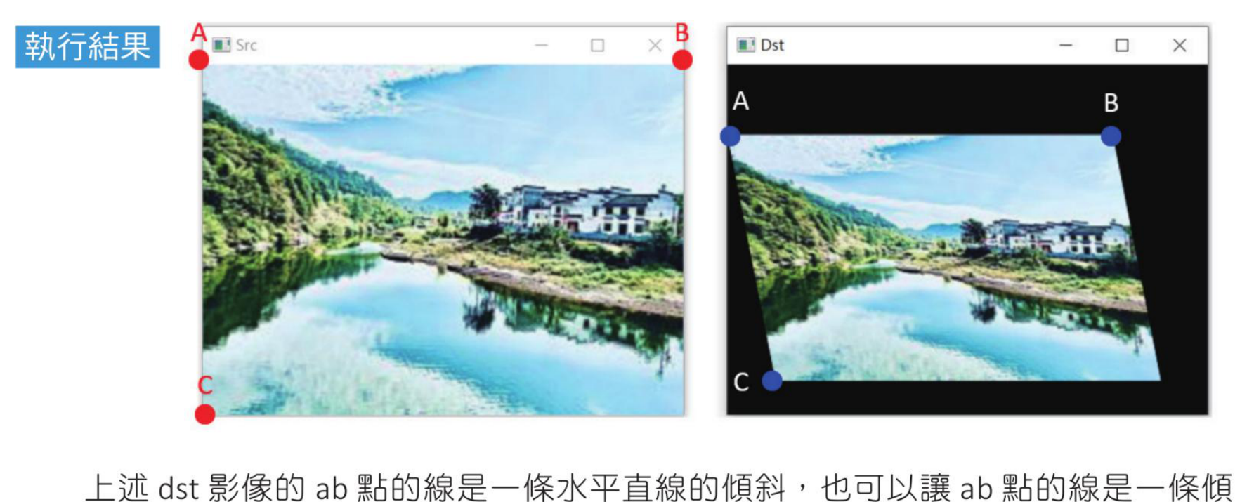 ch10_9.py 图像倾斜结果