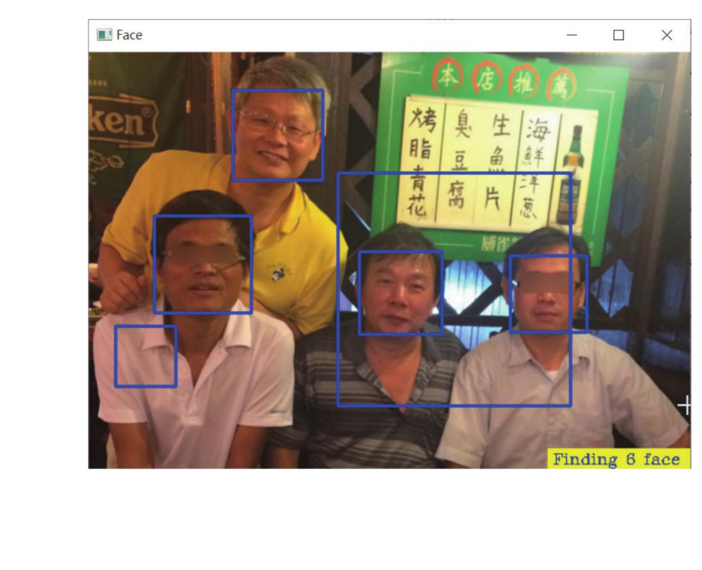 习题一 人脸辨识示例