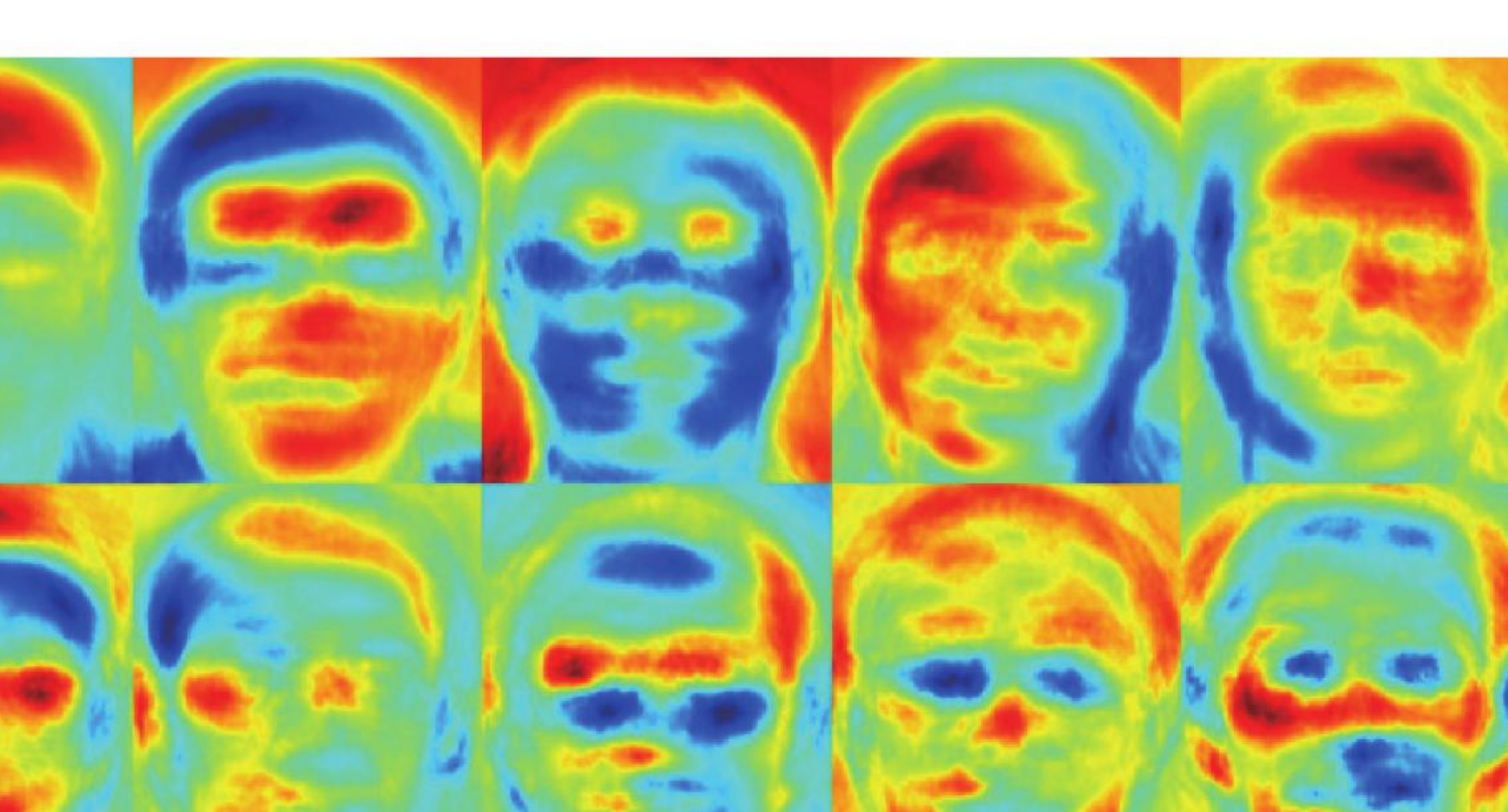 OpenCV 文件中的 Eigenfaces 主成份图像示例