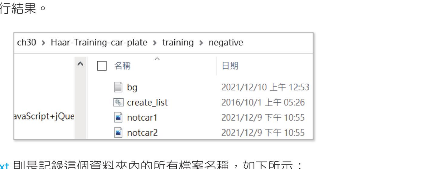 negative 资料夹